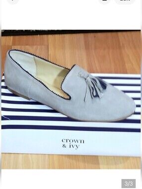 CROWN & IVY Aria Suede Loafers